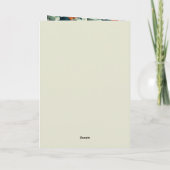 熱帯の花ハッピーマザーズデイ3写真 カード (裏面)