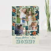 熱帯の花ハッピーマザーズデイ3写真 カード (正面)