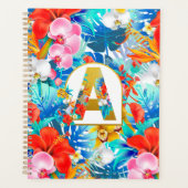 熱帯の花ブライダルパーティギフト花嫁ママ プランナー手帳 (正面)