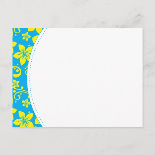 熱帯の花ポストカードを保存 案内ポストカード (裏面)