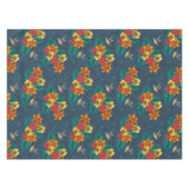 熱帯の花束とハミングバード テーブルクロス (正面(横))