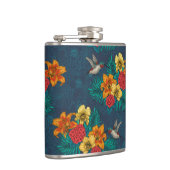 熱帯の花束とハミングバード フラスク (右)