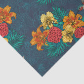 熱帯の花束とハミングバード 薄葉紙 (詳細)