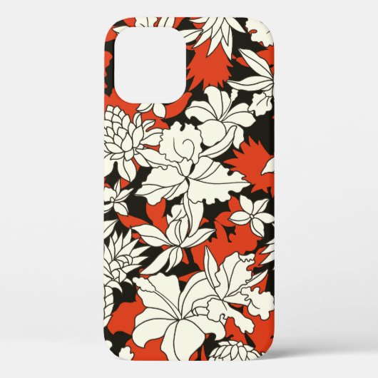 熱帯の花柄 Case-Mate iPhoneケース (裏面)