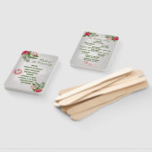 熱帯の花葉と結婚 ハンドファン (組立なし)