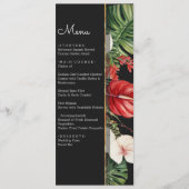 熱帯の花離れとの濃い結婚水色 メニュー (正面)