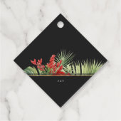 熱帯の花離れと暗結婚い感謝していのあなた フェイバータグ (裏面)