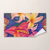 熱帯の花5 バスタオルセット (ハンドタオル)