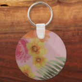 熱帯の花 キーホルダー (正面)