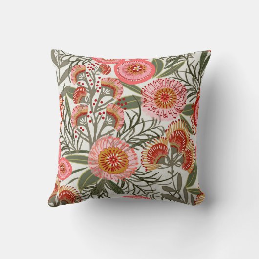 熱帯の花 クッション (裏面)