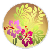 熱帯の花 セラミックノブ (正面)