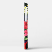 熱帯の花、トゥーカン:フローラの背景。 Case-Mate iPhoneケース (裏面 / 左)