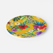 熱帯の花 ペーパープレート (アングル)