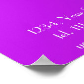 熱帯の花 ポスター (角)