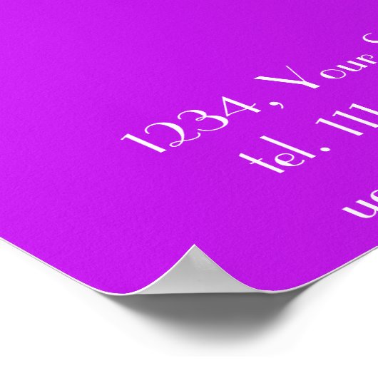 熱帯の花 ポスター (角)