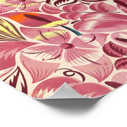 熱帯の花 | ポスター (角)