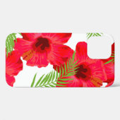熱帯の花、ヤシのシームレスパタ離れン Case-Mate iPhoneケース (裏面 (横))