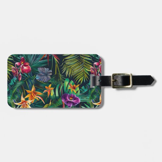 熱帯の花 ラゲッジタグ (正面横)
