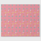 熱帯の花 ラッピングペーパー (フラット)