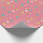 熱帯の花 ラッピングペーパー (角)