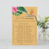 熱帯の花 – 彼女はむしろブライダルシャワー (スタンド正面)