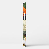 熱帯の花、暗い背景、フローラシームレス Case-Mate iPhoneケース (裏面 / 右)