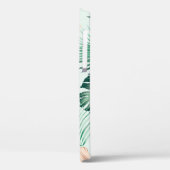 熱帯の花、緑豊かな葉のパターン。 Case-Mate iPhoneケース (裏面 / 左)