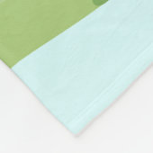 熱帯の花、葉、ピンクの蓮、水ユリ フリースブランケット (角)