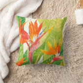 熱帯の花 | Bird of Paradise クッション (ブランケット)