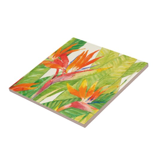 熱帯の花 | Bird of Paradise タイル (側面)