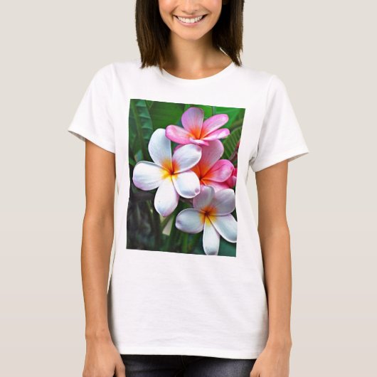 熱帯の花 Tシャツ (正面)