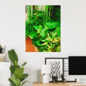 熱帯の葉のコレクション， fairchild tropical g ポスター (ホームオフィス)