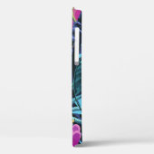 熱帯の葉のハミングバードのモノグラム Case-Mate iPhoneケース (裏面 / 左)