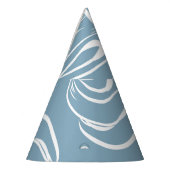 熱帯の葉の抽象芸術：シームレスな緑。 パーティーハット (左)