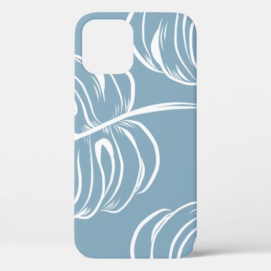 熱帯の葉の抽象芸術:シームレスな緑。 Case-Mate iPhoneケース (裏面)