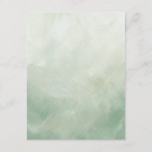 熱帯の葉の結婚フローラ情報 エンクロージャーカード (裏面)