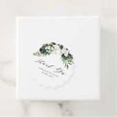 熱帯の葉パームの緑のフローラ結婚の フェイバータグ (インサイチュ)