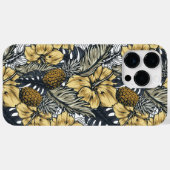 熱帯の葉花の模様 Case-Mate iPhoneケース (裏面 (横))