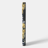 熱帯の葉花の模様 iPhoneケース (左側面)