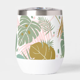 熱帯の葉 – モンステラとヤシの葉パターン