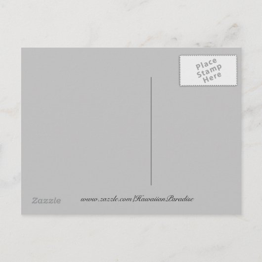 熱帯の蘭の日を保存 案内ポストカード (裏面)