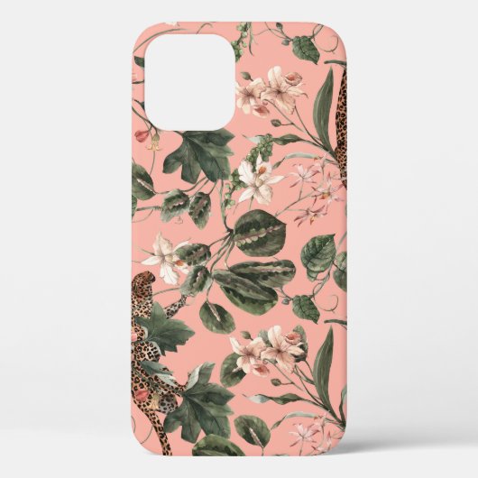 熱帯の蘭、蝶:エキゾチックな水色。 Case-Mate iPhoneケース (裏面)