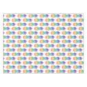 熱帯の虹パイナップル模様のテーブルクロス テーブルクロス (正面(横))