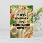 熱帯の誕生日カード シーズンカード (スタンド正面)