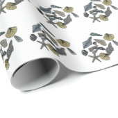 熱帯の貝殻 ラッピングペーパー (ロールコーナー)