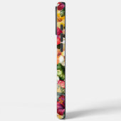 熱帯の赤い黄色のハイビスカスフラワーモノグラム Case-Mate iPhoneケース (裏面 / 左)