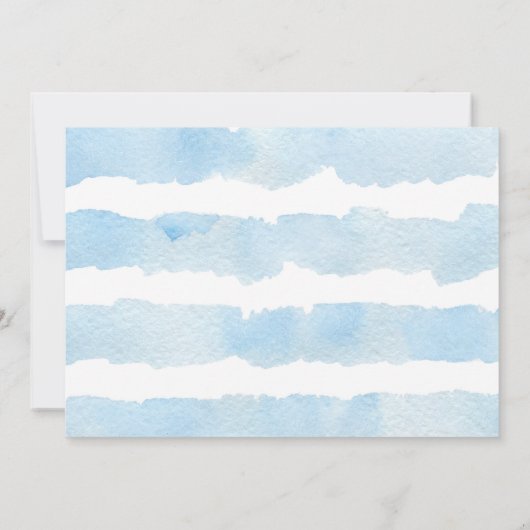 熱帯の赤ちゃんシャワー少年、甘い男の赤ちゃん緑 招待状 (裏面)