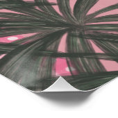 熱帯の隠れ家にココナッツティーカップ ポスター (コーナー)