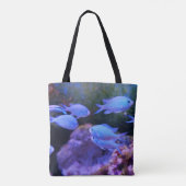 熱帯の青い魚 トートバッグ (裏面)