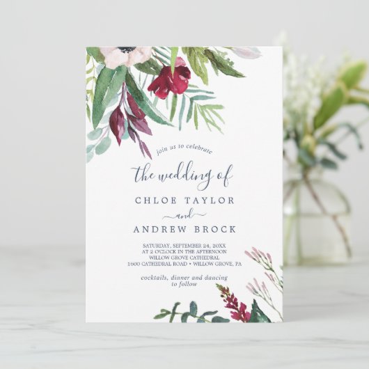 熱帯の風結婚が~の 招待状 (スタンド正面)